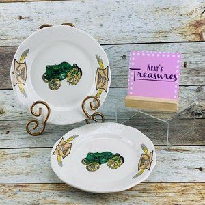 Gibson John Deere TIMELESS Salad Plates Set 2
